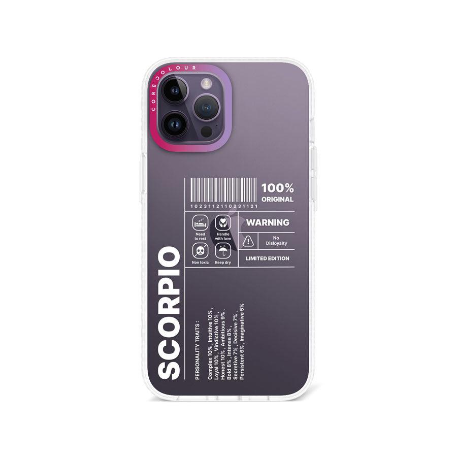 iPhone 12 Pro Max Warning Scorpio Phone Case - CORECOLOUR
