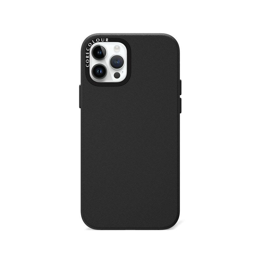 iPhone 12 Pro Solid Black Phone Case - CORECOLOUR