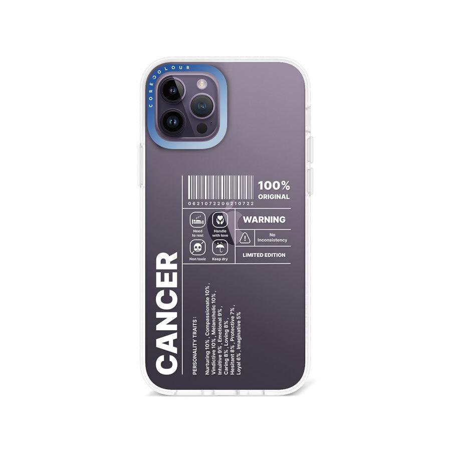 iPhone 12 Pro Warning Cancer Phone Case - CORECOLOUR