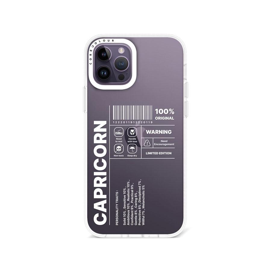 iPhone 12 Pro Warning Capricorn Phone Case - CORECOLOUR
