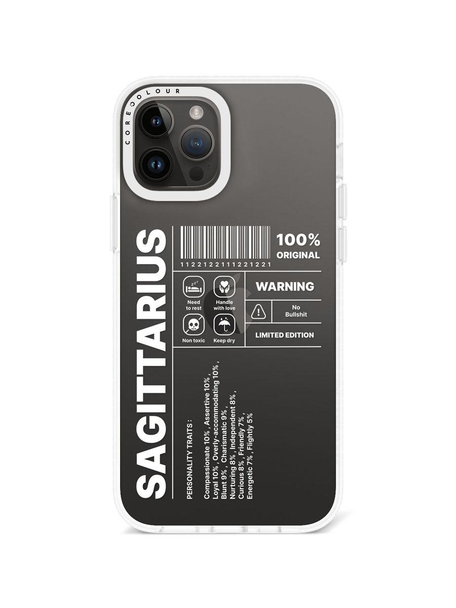 iPhone 12 Pro Warning Sagittarius Phone Case - CORECOLOUR