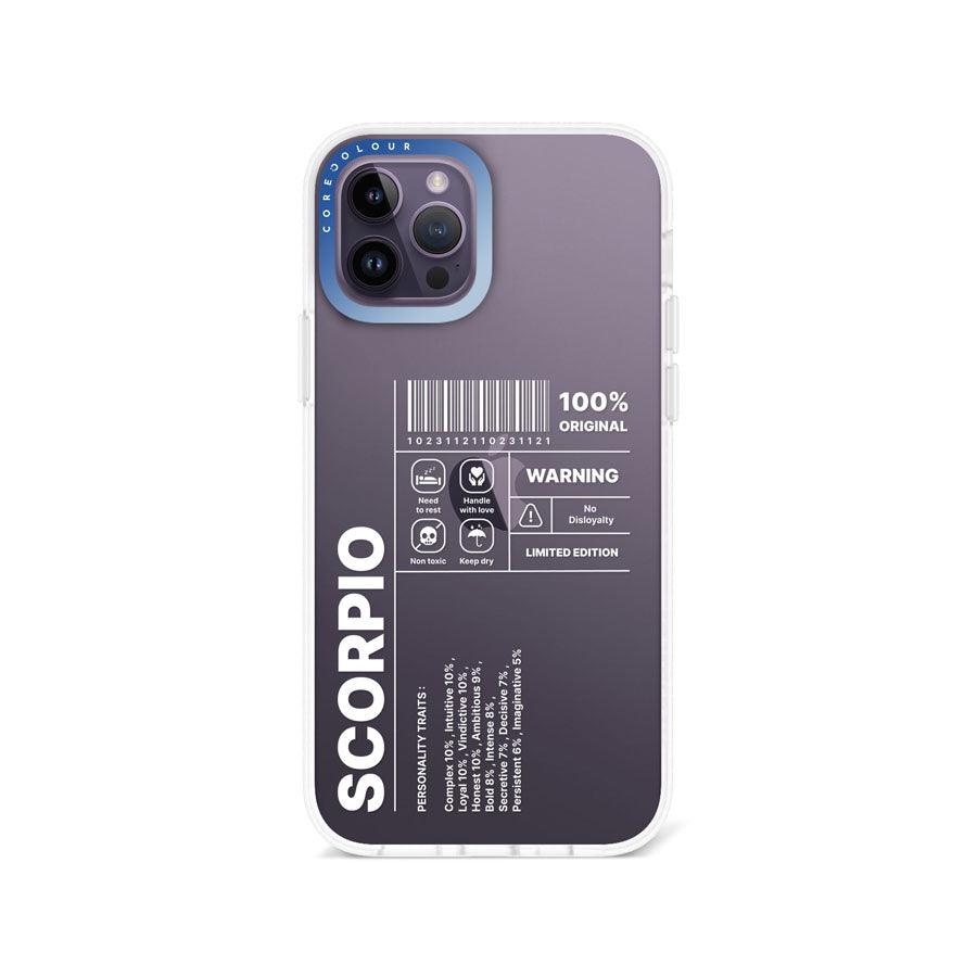 iPhone 12 Pro Warning Scorpio Phone Case - CORECOLOUR