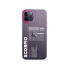 iPhone 12 Pro Warning Scorpio Phone Case - CORECOLOUR