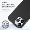 iPhone 12 Solid Black Phone Case MagSafe Compatible - CORECOLOUR