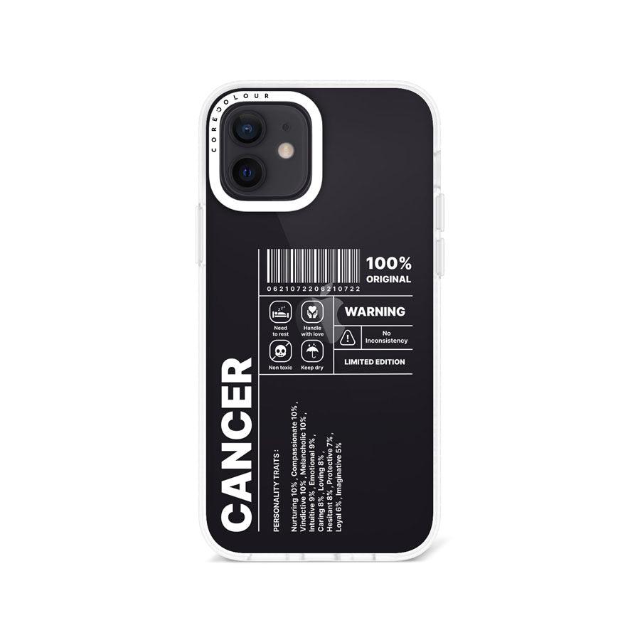 iPhone 12 Warning Cancer Phone Case - CORECOLOUR