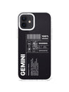iPhone 12 Warning Gemini Phone Case - CORECOLOUR