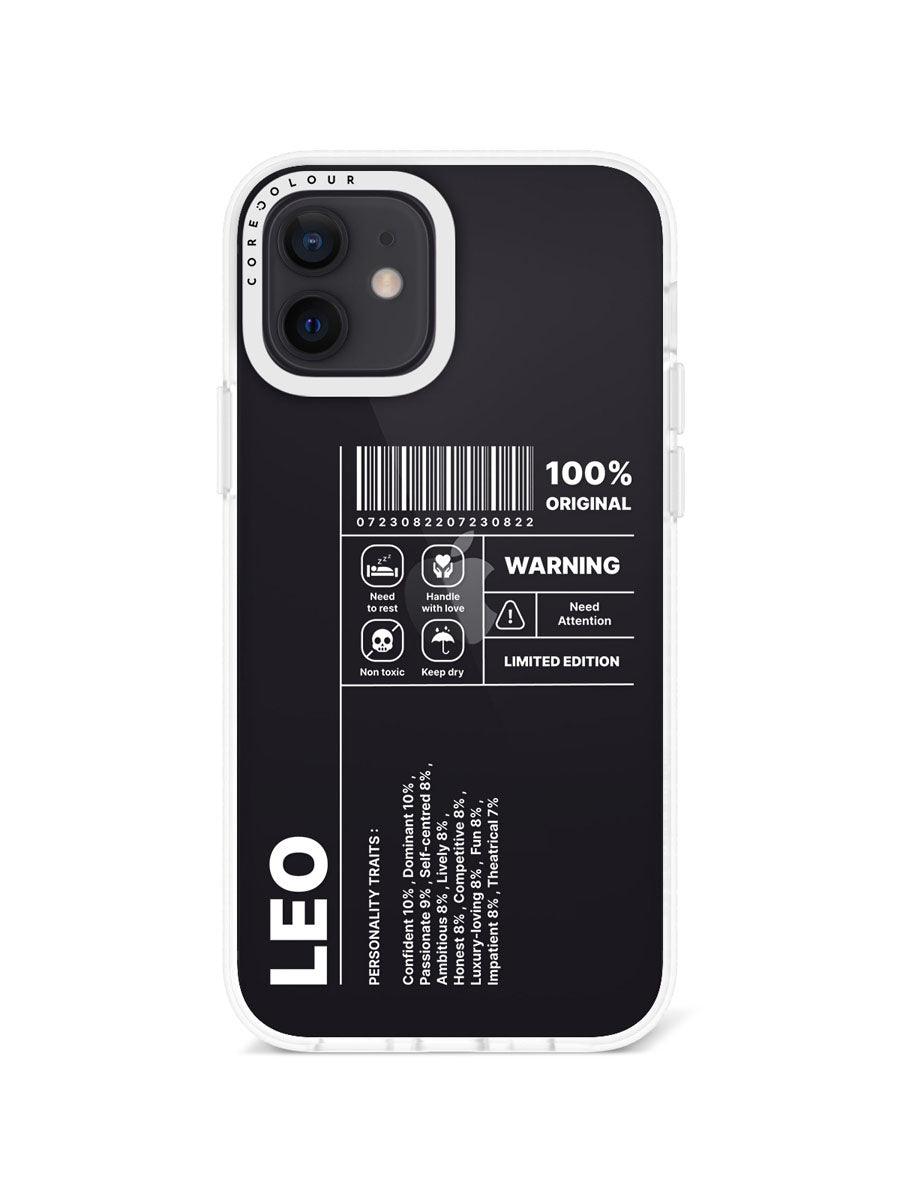 iPhone 12 Warning Leo Phone Case - CORECOLOUR