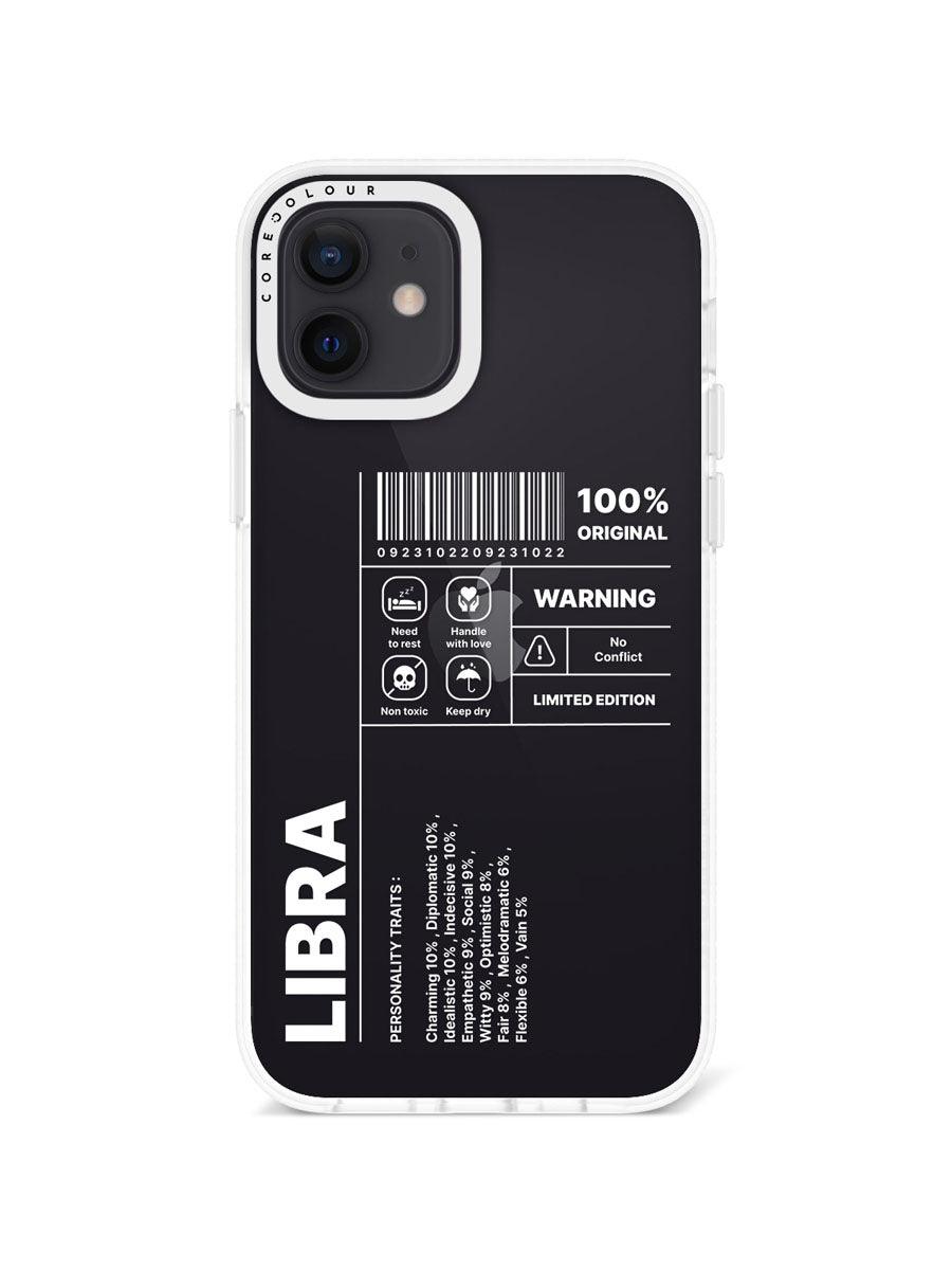 iPhone 12 Warning Libra Phone Case - CORECOLOUR