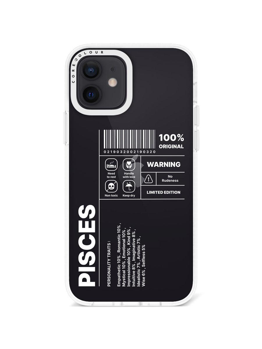 iPhone 12 Warning Pisces Phone Case - CORECOLOUR