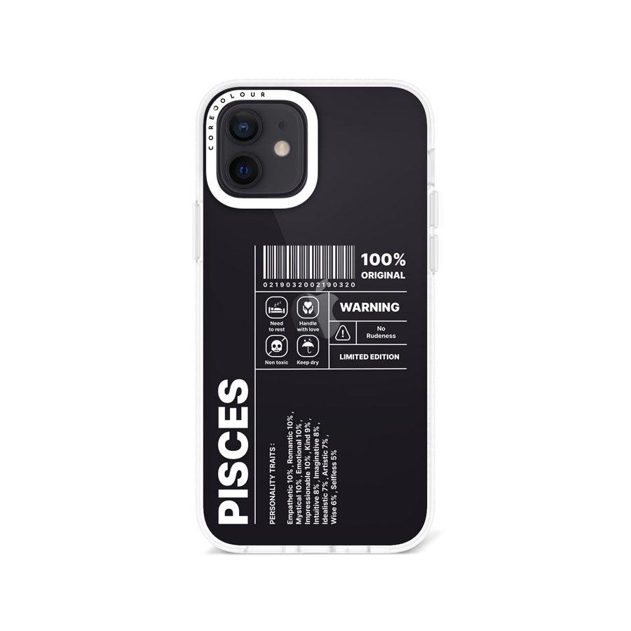 iPhone 12 Warning Pisces Phone Case - CORECOLOUR