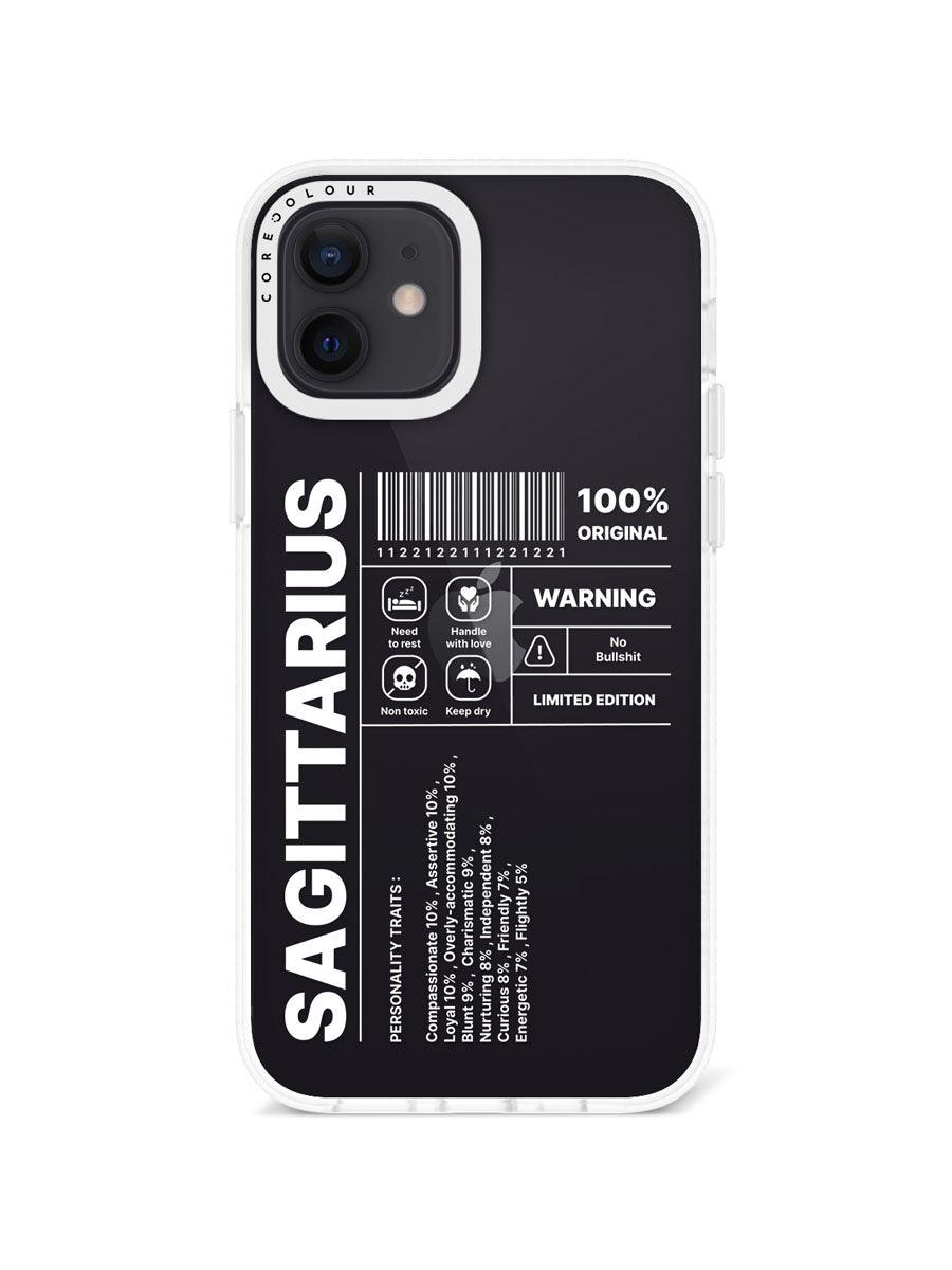 iPhone 12 Warning Sagittarius Phone Case - CORECOLOUR