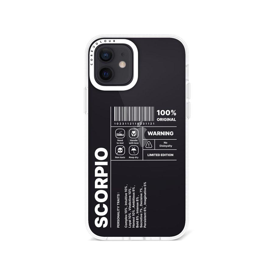 iPhone 12 Warning Scorpio Phone Case - CORECOLOUR