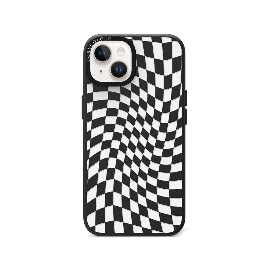iPhone 13 Check Me Out Twisted Black Phone Case - CORECOLOUR