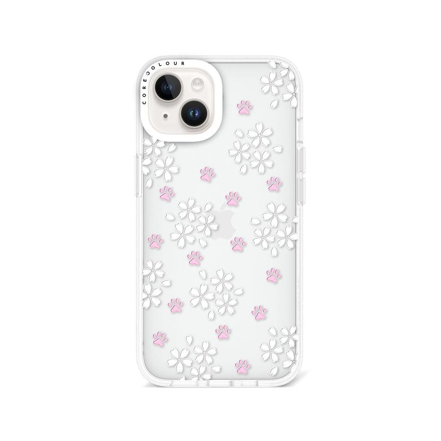 iPhone 13 Cherry Blossom Paw Phone Case - CORECOLOUR
