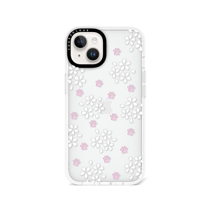 iPhone 13 Cherry Blossom Paw Phone Case - CORECOLOUR
