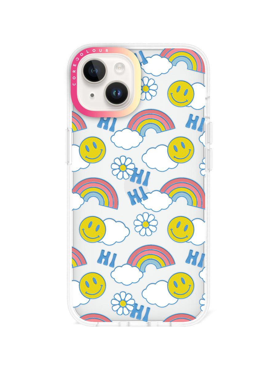 iPhone 13 Hi There! Rainbow Phone Case - CORECOLOUR