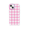 iPhone 13 Pink Houndstooth Phone Case - CORECOLOUR