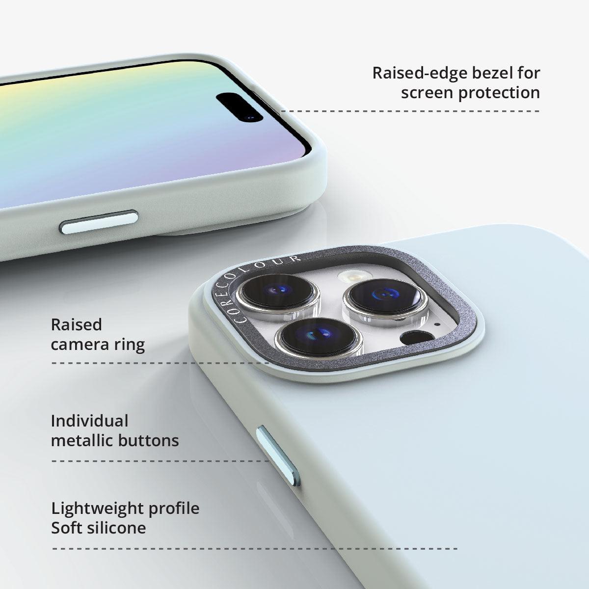 iPhone 13 Pro Blue Beauty Silicone Phone Case - CORECOLOUR