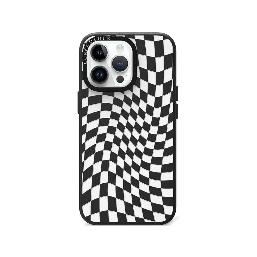 iPhone 13 Pro Check Me Out Twisted Black Phone Case - CORECOLOUR