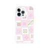 iPhone 13 Pro Cherry Blossom Checker Phone Case - CORECOLOUR