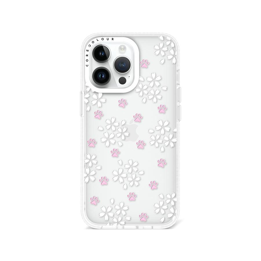 iPhone 13 Pro Cherry Blossom Paw Phone Case - CORECOLOUR