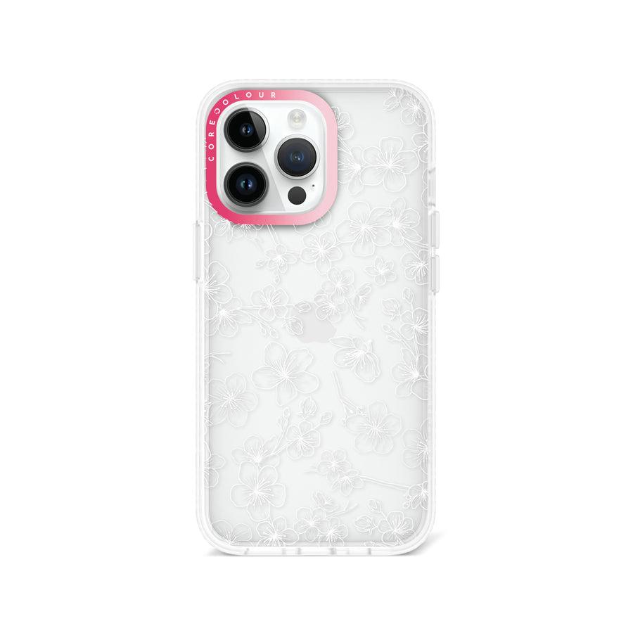 iPhone 13 Pro Cherry Blossom White Phone Case - CORECOLOUR