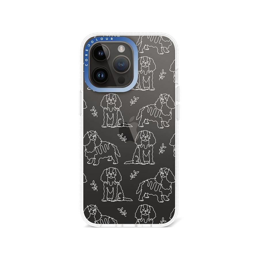 iPhone 13 Pro Cocker Spaniel Minimal Line Phone Case - CORECOLOUR