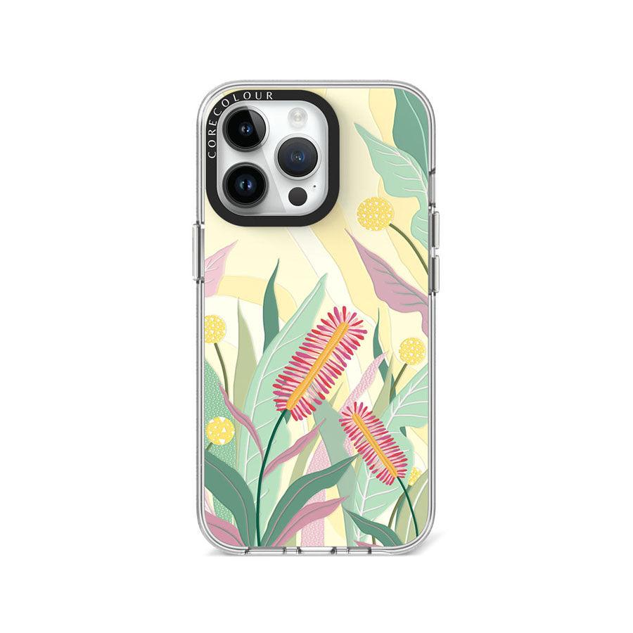 iPhone 13 Pro Crimson Bottlebrush Phone Case - CORECOLOUR