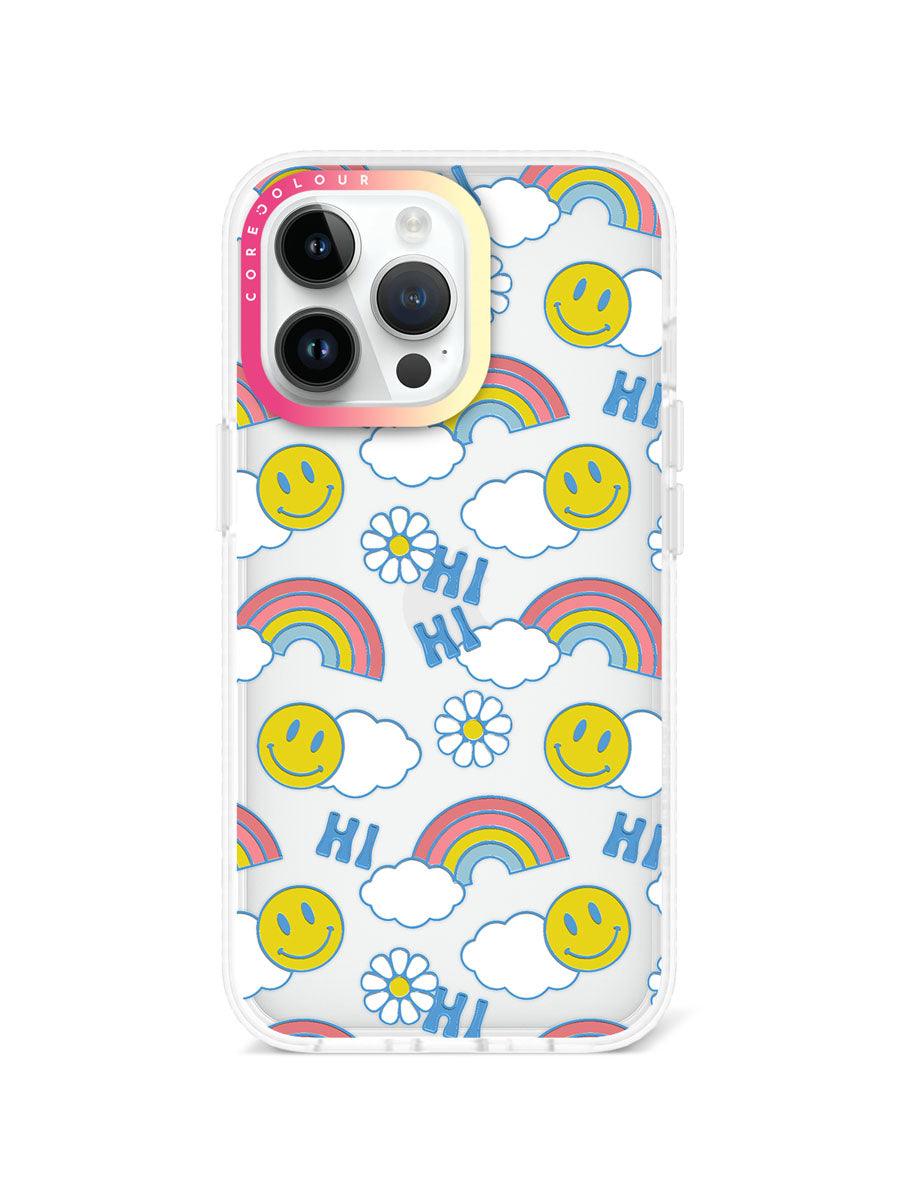 iPhone 13 Pro Hi There! Rainbow Phone Case - CORECOLOUR