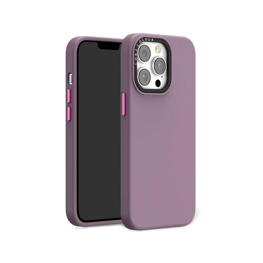 iPhone 13 Pro Maiden Mauve Silicone Phone Case - CORECOLOUR