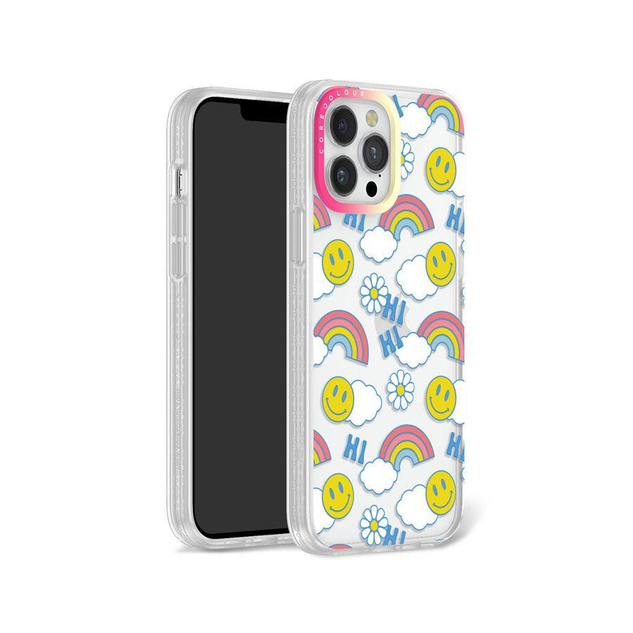 iPhone 13 Pro Max Hi There! Rainbow Phone Case - CORECOLOUR