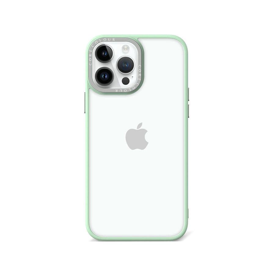 iPhone 13 Pro Max Hint of Mint Clear Phone Case - CORECOLOUR