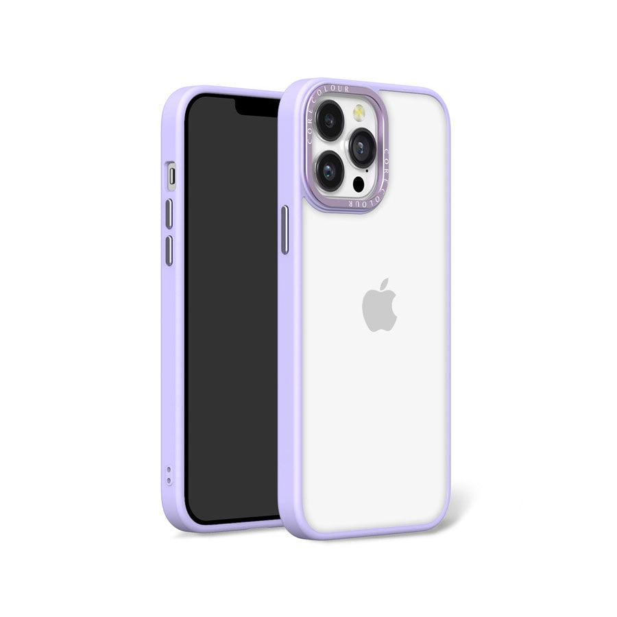 iPhone 13 Pro Max Lavender Hush Clear Phone Case - CORECOLOUR