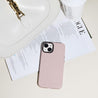 iPhone 13 Pro Max Pink Genuine Leather Phone Case - CORECOLOUR