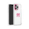 iPhone 13 Pro Max Pink Ribbon Bow Phone Case - CORECOLOUR