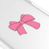 iPhone 13 Pro Max Pink Ribbon Bow Phone Case - CORECOLOUR