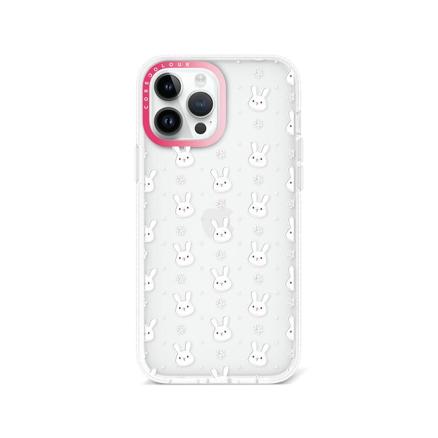 iPhone 13 Pro Max Rabbit and Flower Phone Case - CORECOLOUR