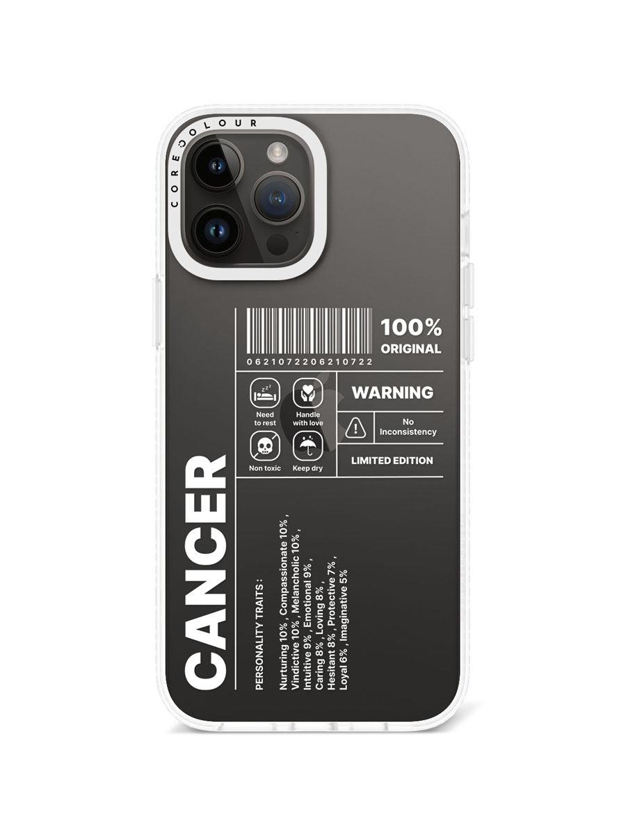 iPhone 13 Pro Max Warning Cancer Phone Case - CORECOLOUR