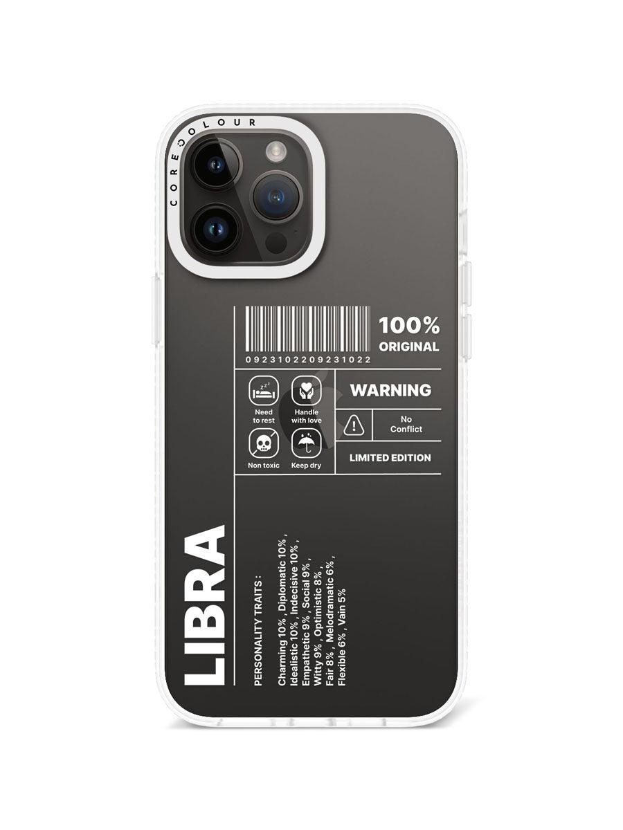 iPhone 13 Pro Max Warning Libra Phone Case - CORECOLOUR
