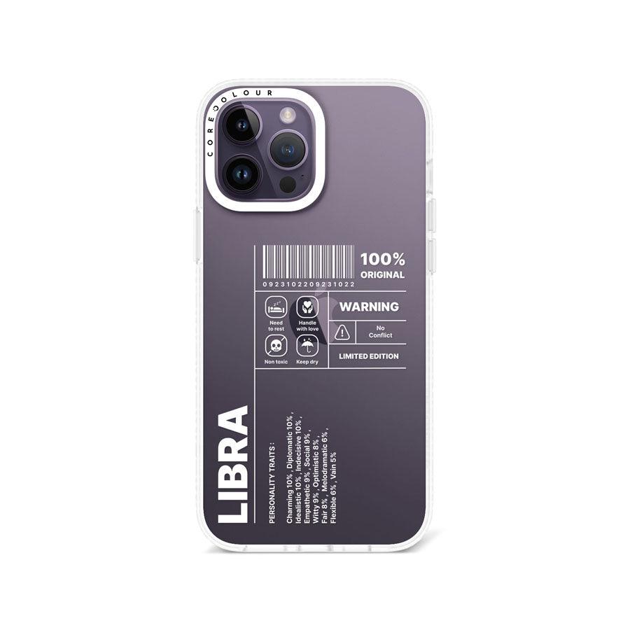 iPhone 13 Pro Max Warning Libra Phone Case - CORECOLOUR