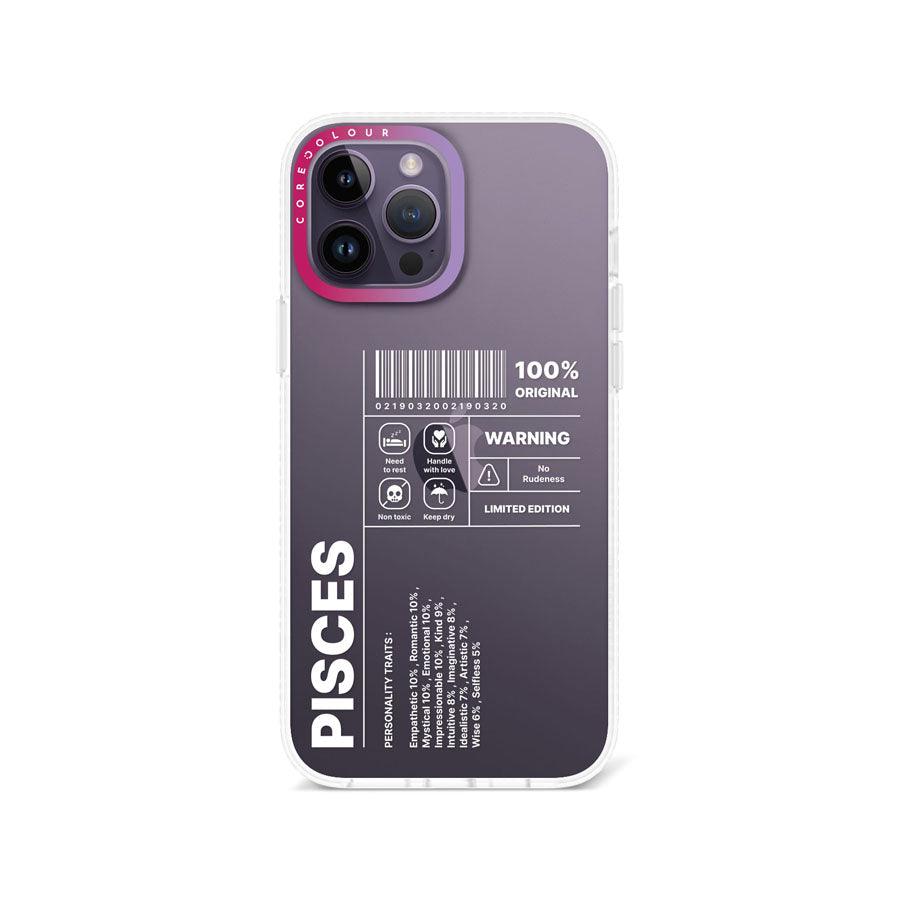 iPhone 13 Pro Max Warning Pisces Phone Case - CORECOLOUR