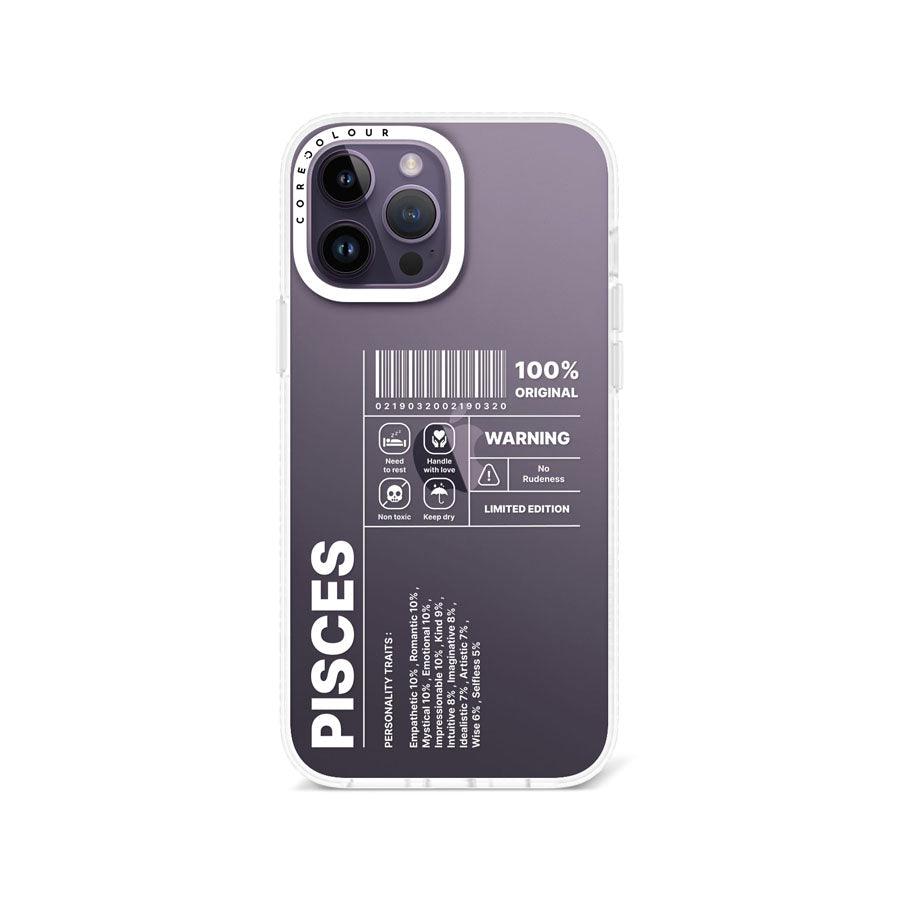 iPhone 13 Pro Max Warning Pisces Phone Case - CORECOLOUR