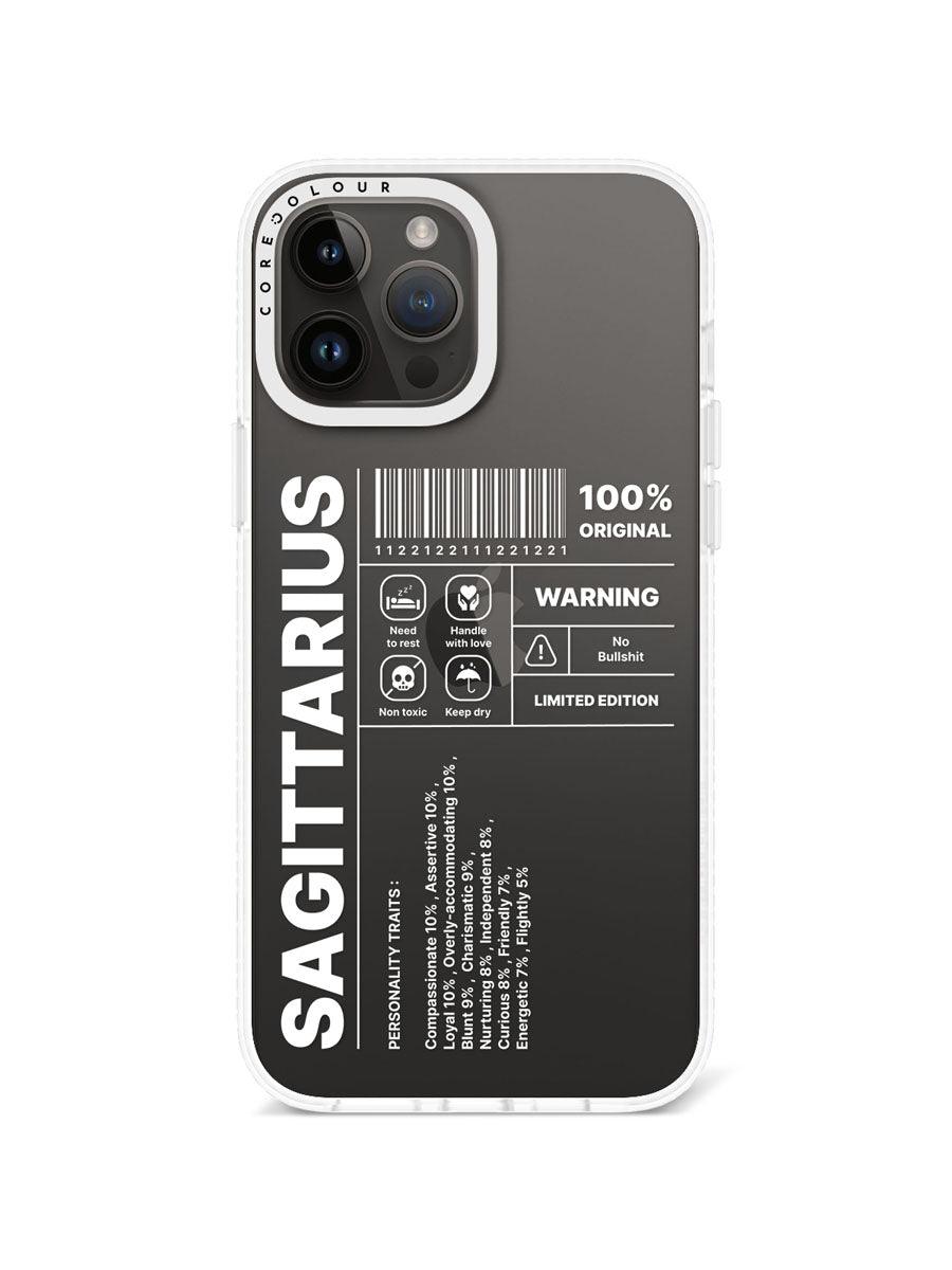 iPhone 13 Pro Max Warning Sagittarius Phone Case - CORECOLOUR
