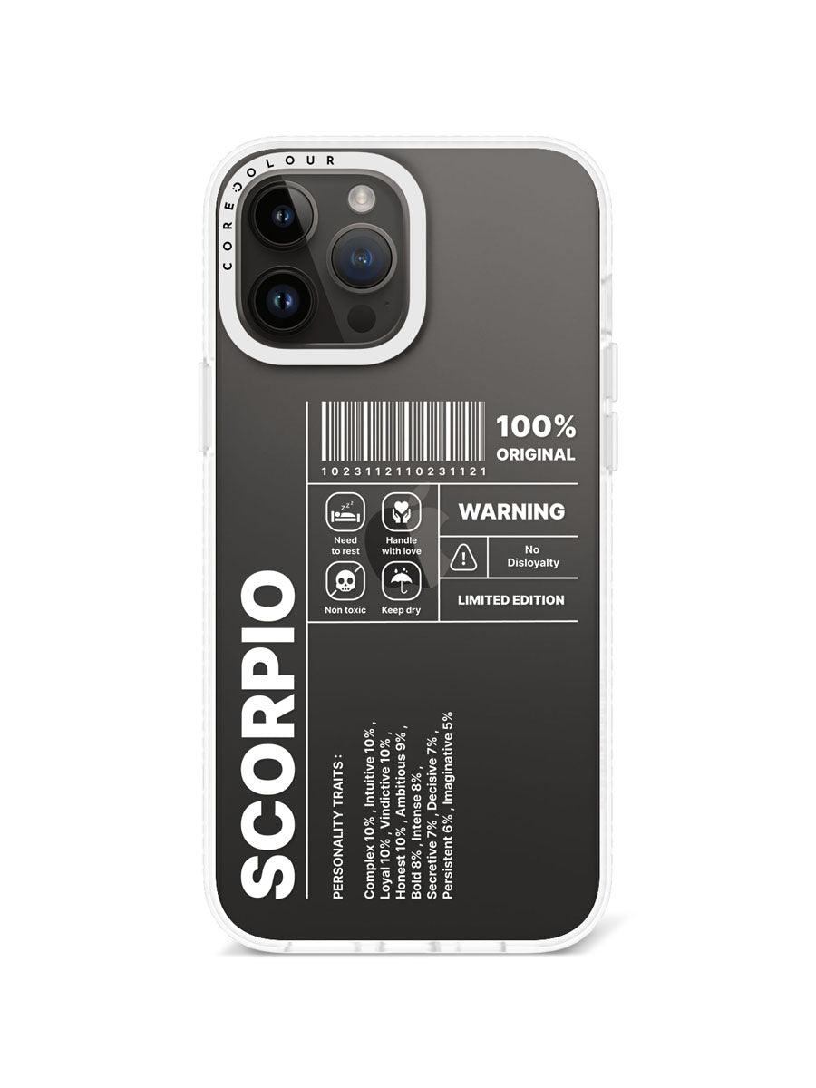 iPhone 13 Pro Max Warning Scorpio Phone Case - CORECOLOUR