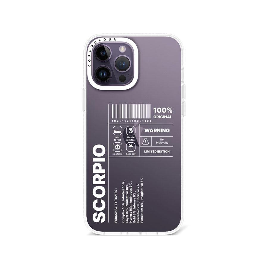 iPhone 13 Pro Max Warning Scorpio Phone Case - CORECOLOUR