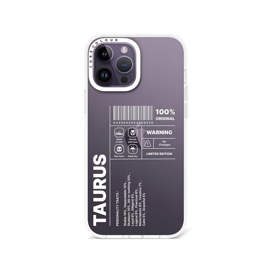 iPhone 13 Pro Max Warning Taurus Phone Case - CORECOLOUR