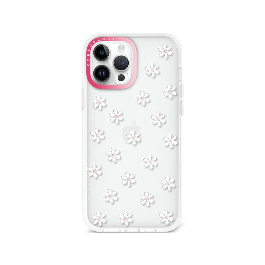 iPhone 13 Pro Max White Flower Mini Phone Case - CORECOLOUR