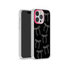 iPhone 13 Pro Max White Ribbon Minimal Line Phone Case - CORECOLOUR
