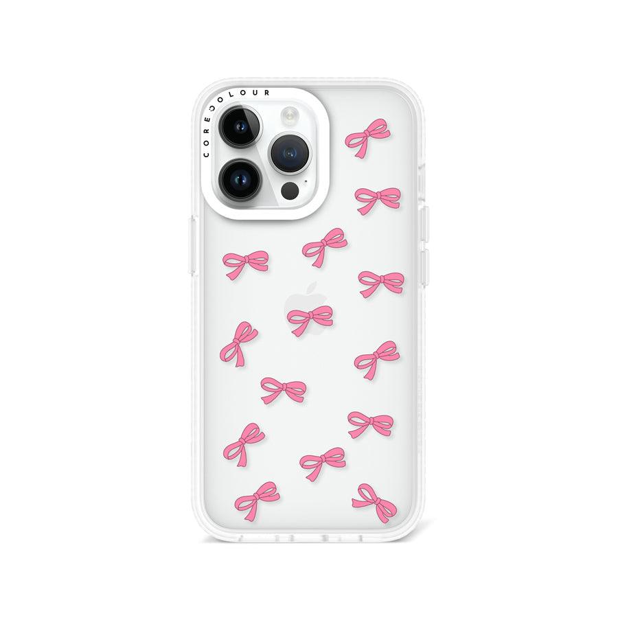 iPhone 13 Pro Pink Ribbon Mini Phone Case - CORECOLOUR