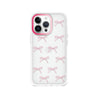 iPhone 13 Pro Pink Ribbon Minimal Line Phone Case - CORECOLOUR